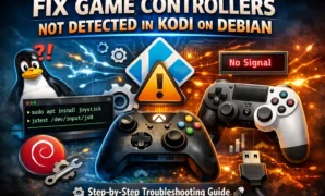 Help Request Game Controllers Not Detected in Kodi on Debian