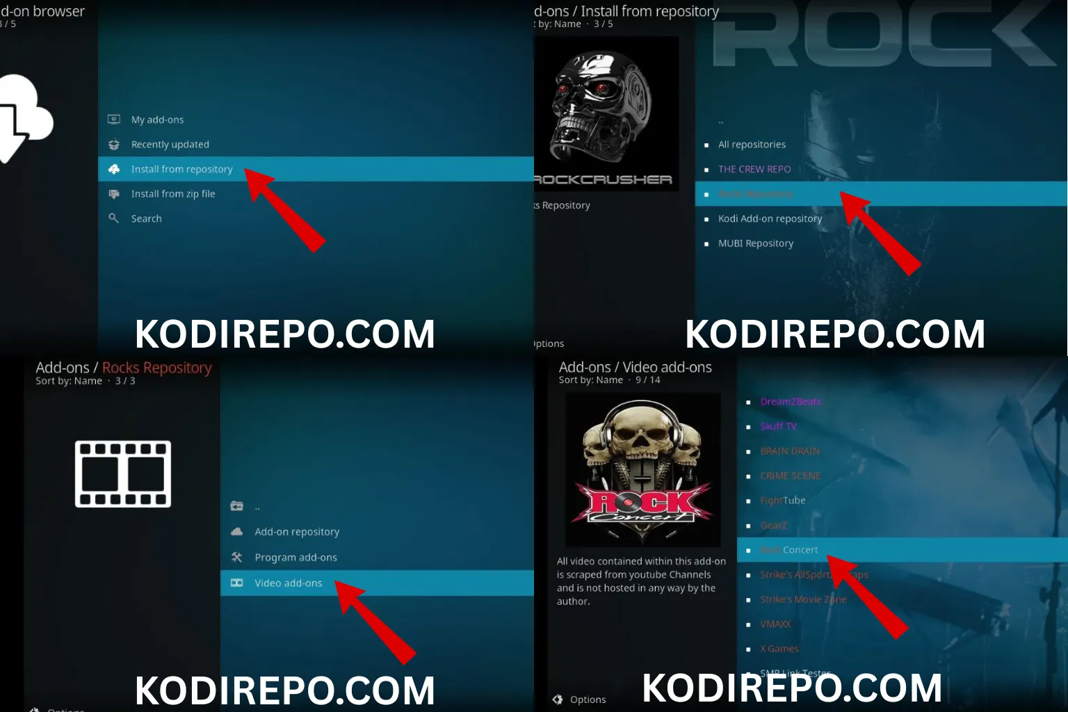 How to install repo on kodi easily