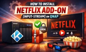 Installing Netflix Add on input stream on QNAP