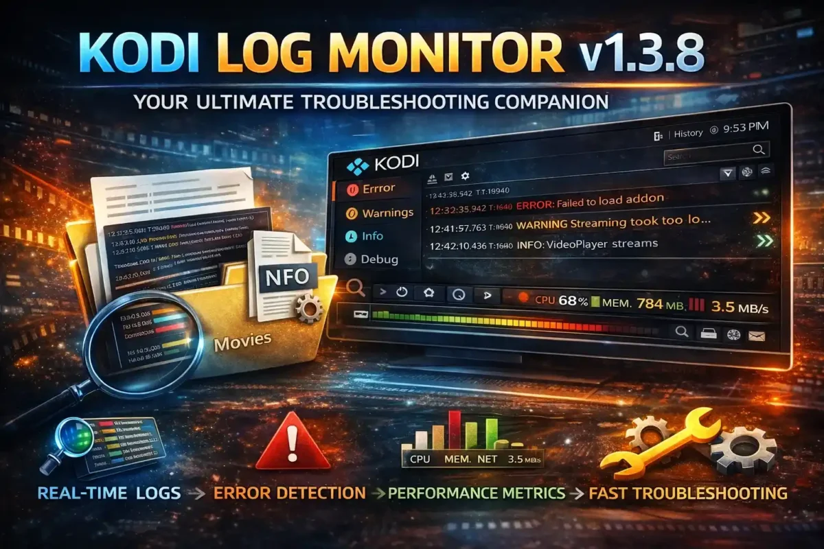 Kodi Log Monitor v1.3.8 Your Ultimate Troubleshooting Companion e1773505036689