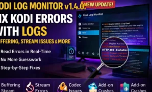Kodi Log Monitor v1.4.0 update