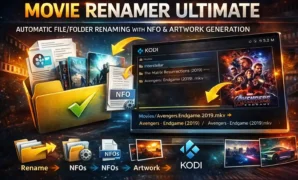Movie Renamer Ultimate - Automatic File:Folder Renaming with NFO & Artwork Generation Movie Renamer Ultimate Automatic FileFolder Renaming with NFO Artwork Generation
