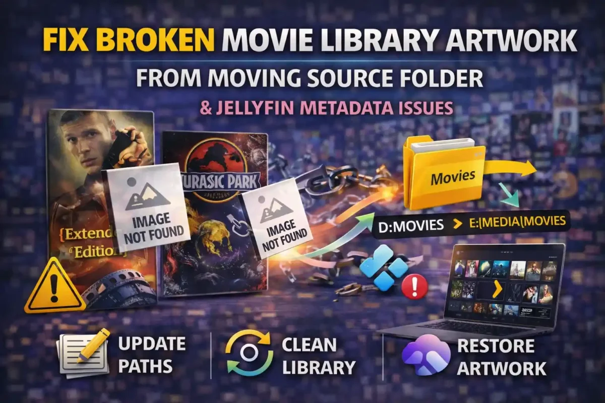 Movie library artwork messed up from moving the source folder and Jellyfin metadata e1772944890130