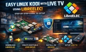 Setting up an easy Linux Kodi with Live TV LibreELEC