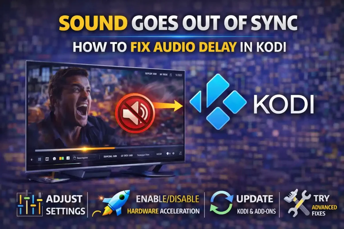 Sound Goes Out of Sync How to Fix Audio Delay on Kodi Sound Goes Out of Sync How to Fix Audio Delay on Kodi e1772945230848