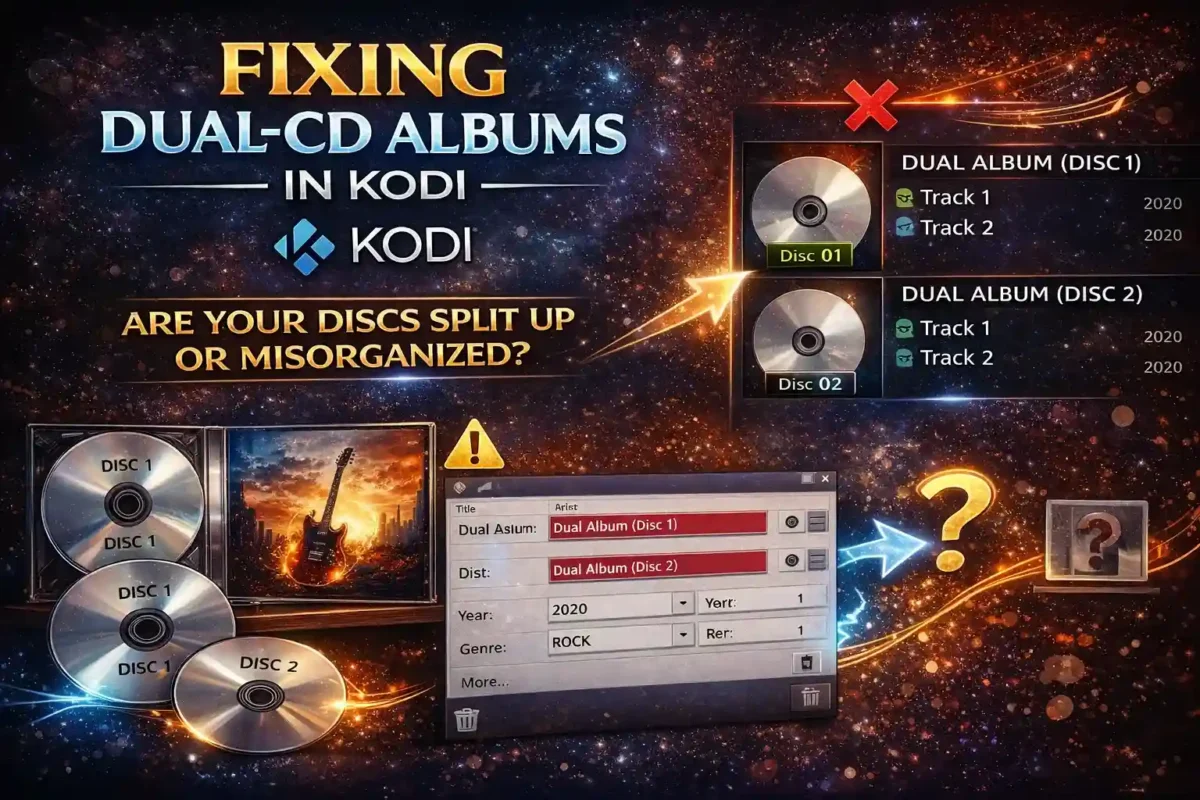 Strange or Unwanted Kodi Presentation or Organization of a Dual CD Release 1 e1773564950822