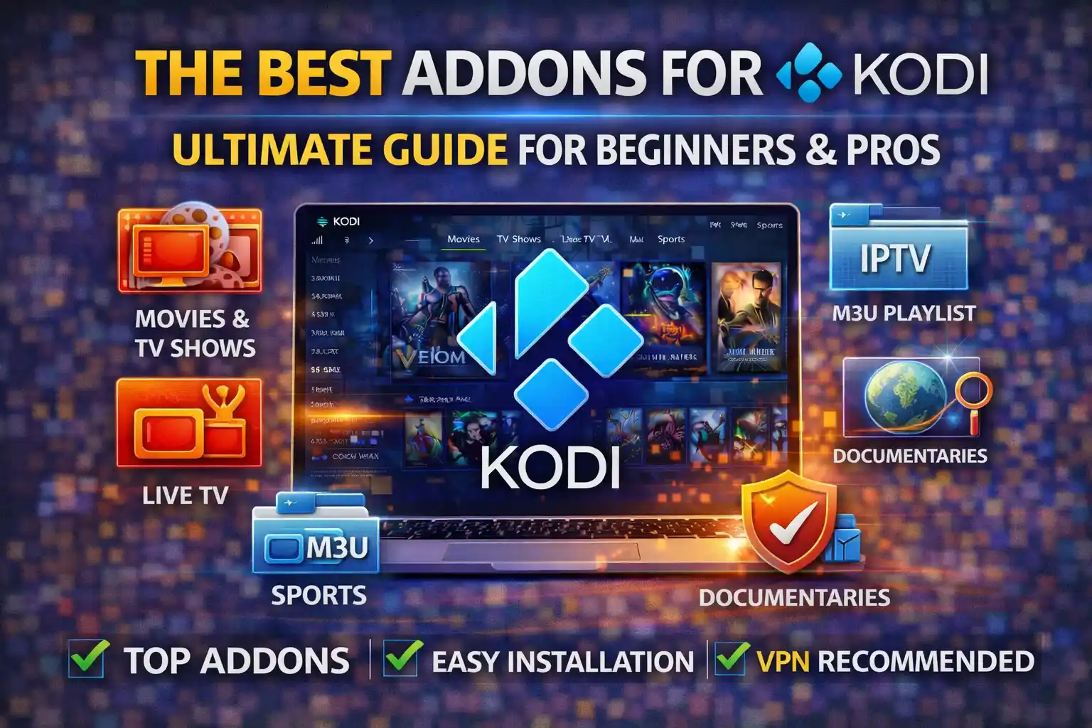 The Best Addons for Kodi Ultimate Guide for Beginners Pros
