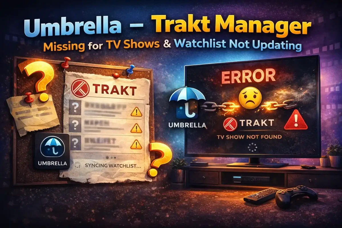 Umbrella – Trakt Manager Missing for TV Shows Watchlist Not Updating e1773501583124