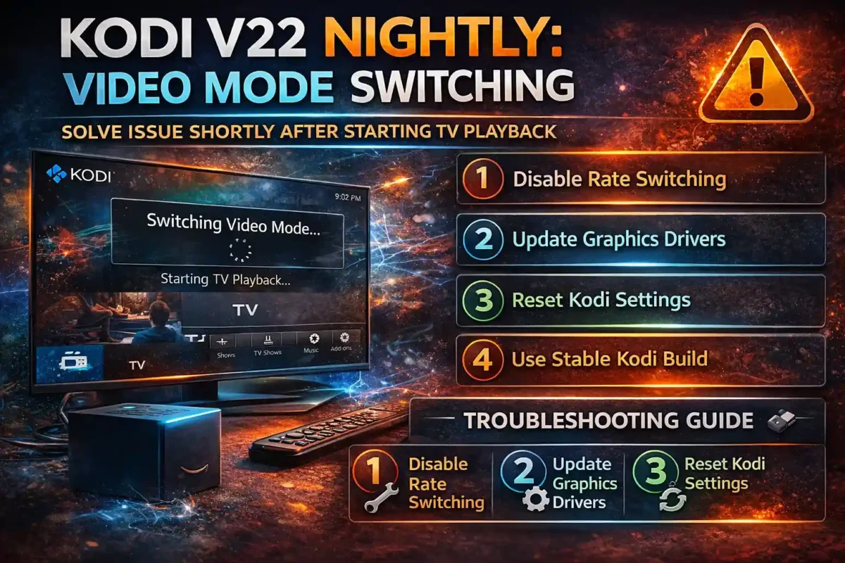V22 nightly versions are switching video mode shortly after starting TV playback e1773549984330