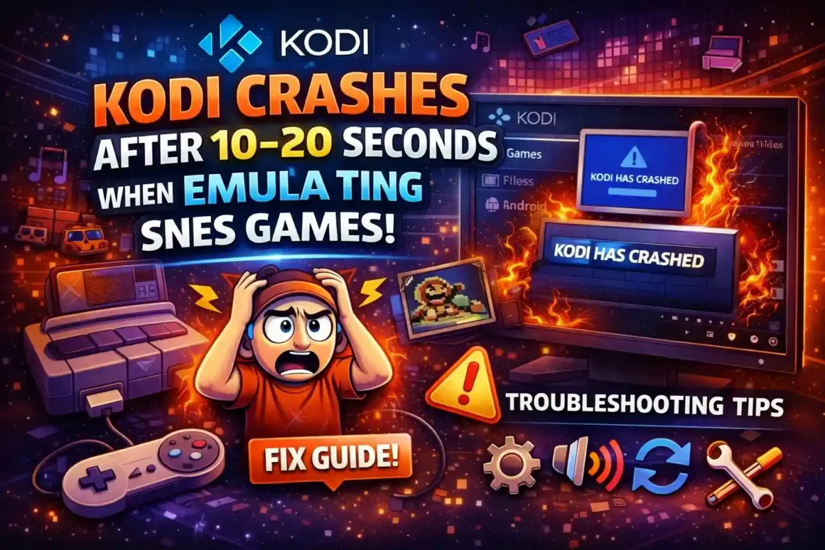 When I Try to Emulate SNES Games Kodi Crashes After 10 20 Seconds e1773565575375