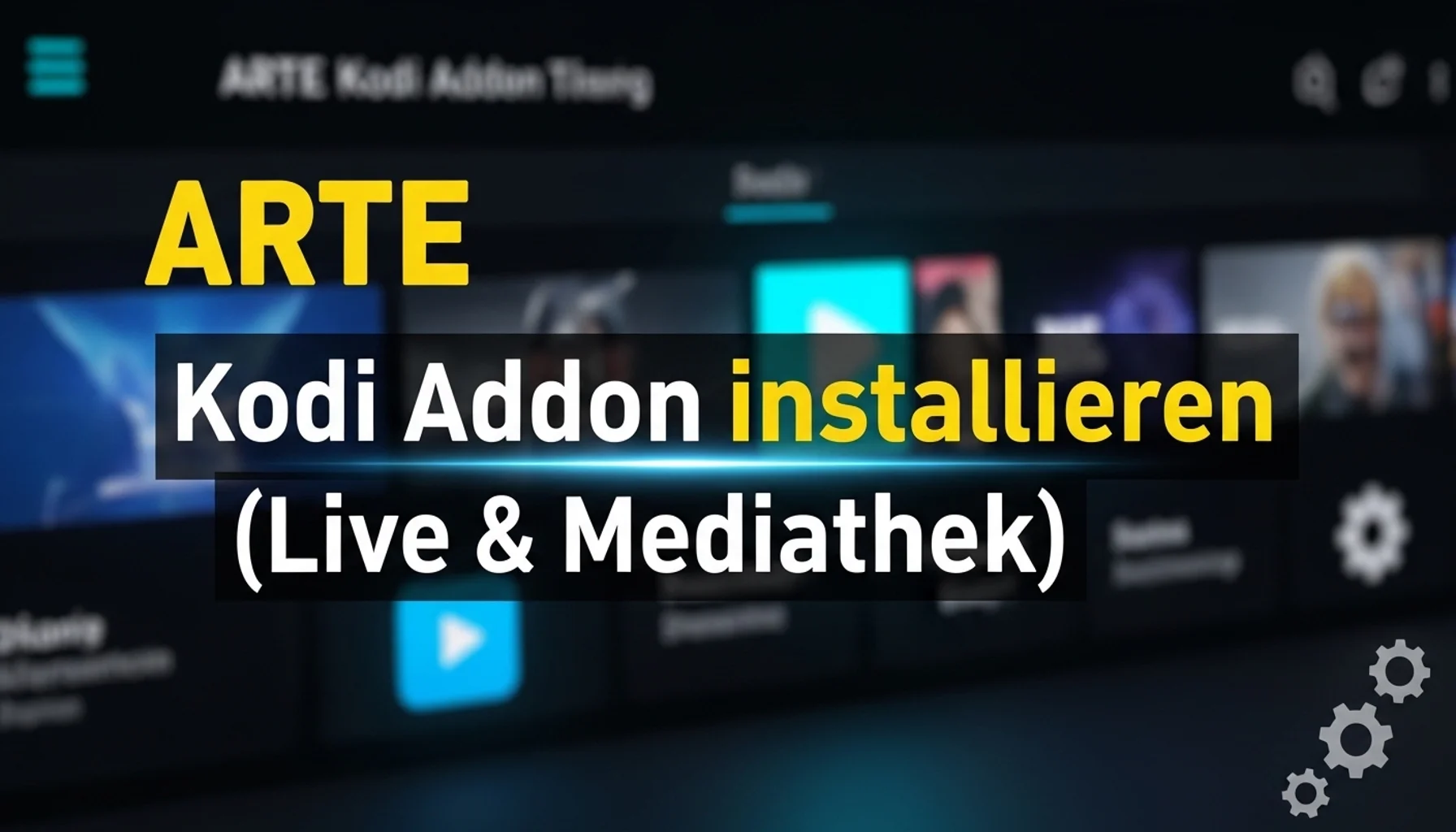 arte kodi addon installieren live mediathek