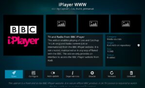 bbc iplayer kodi addon how to install it on kodi