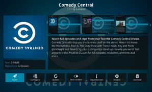 comedy central kodi addon how to install it on kodi