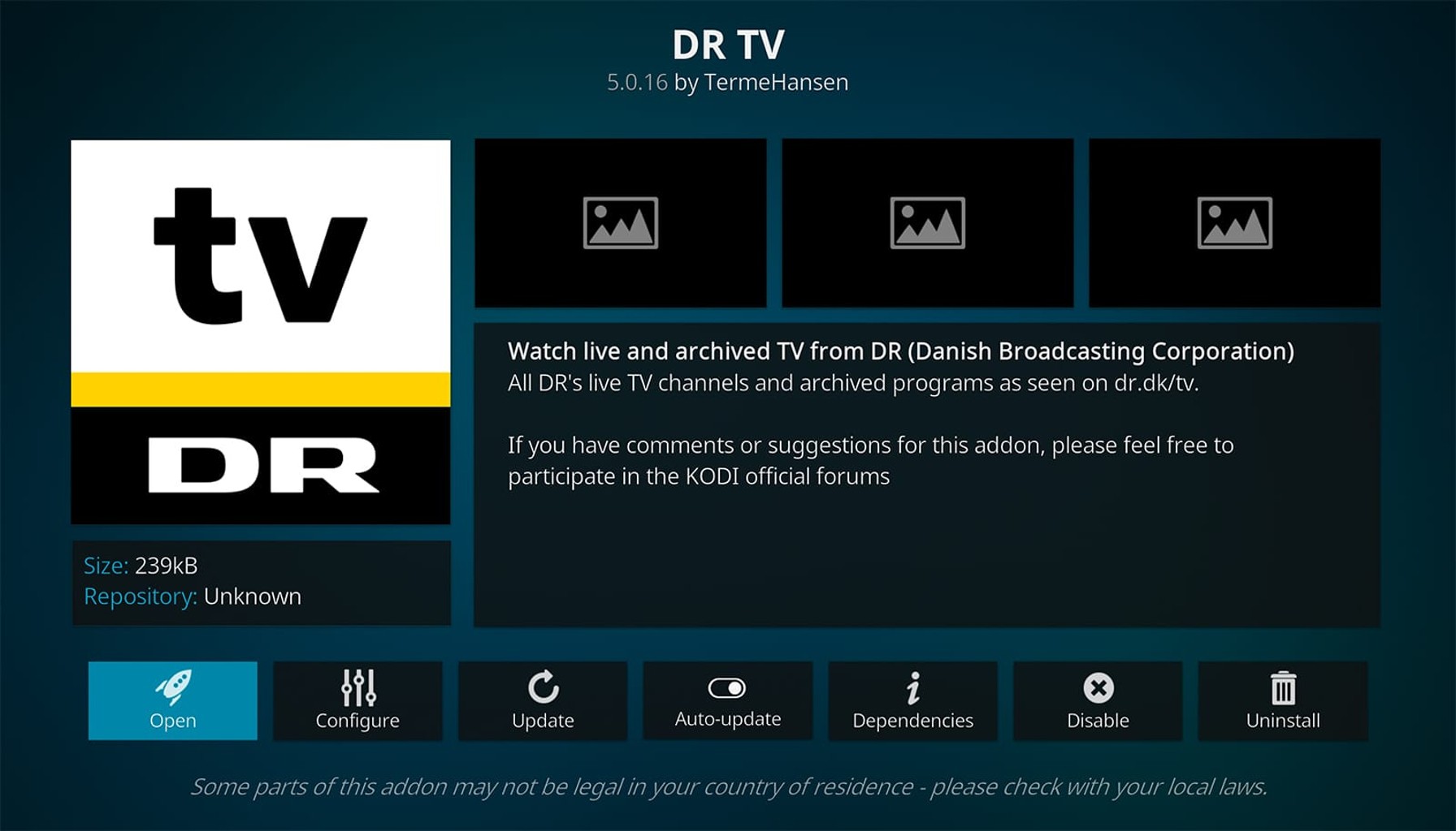 dr tv kodi addon how to install it on kodi