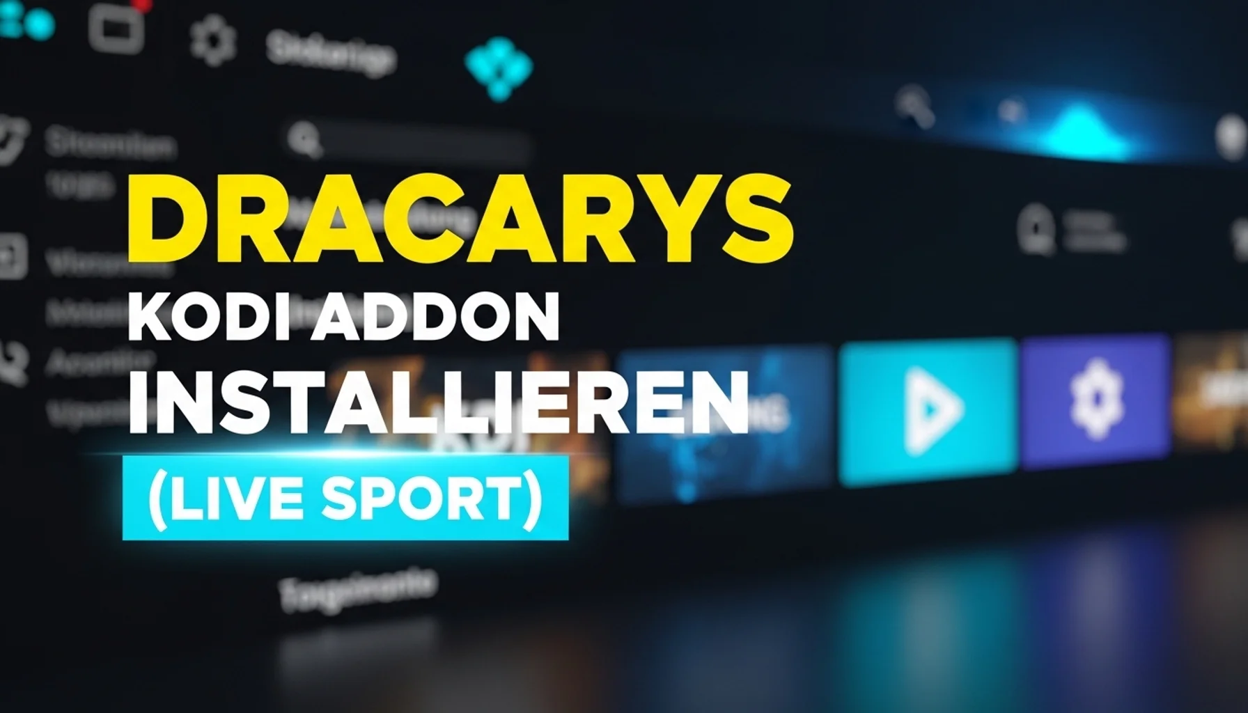 dracarys kodi addon installieren live sport