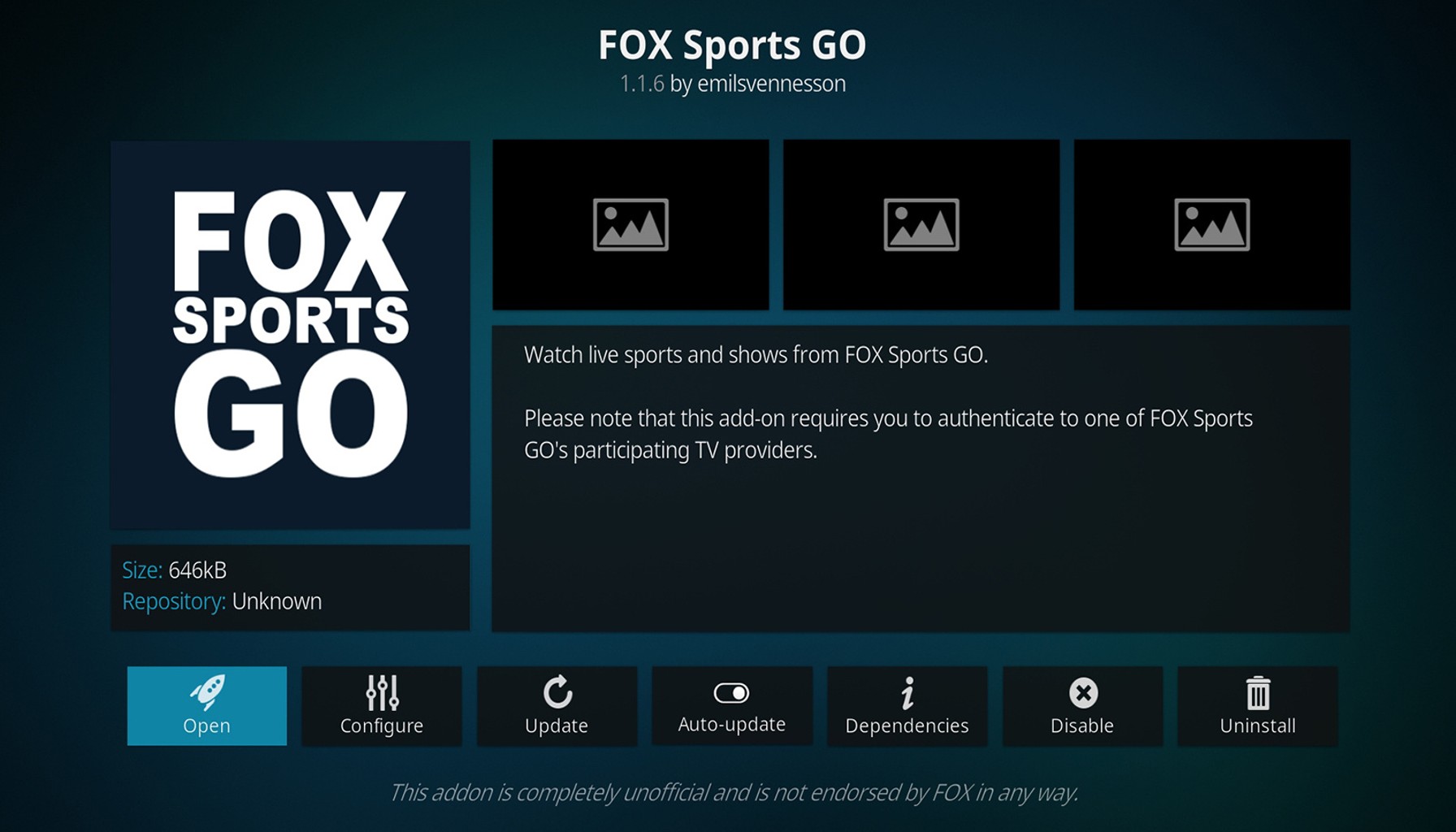 fox sports go kodi addon how to install it on kodi
