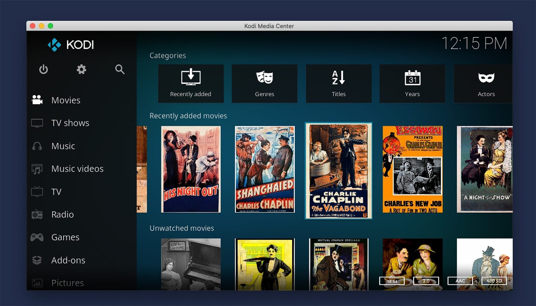 how to add movies to a kodi library
