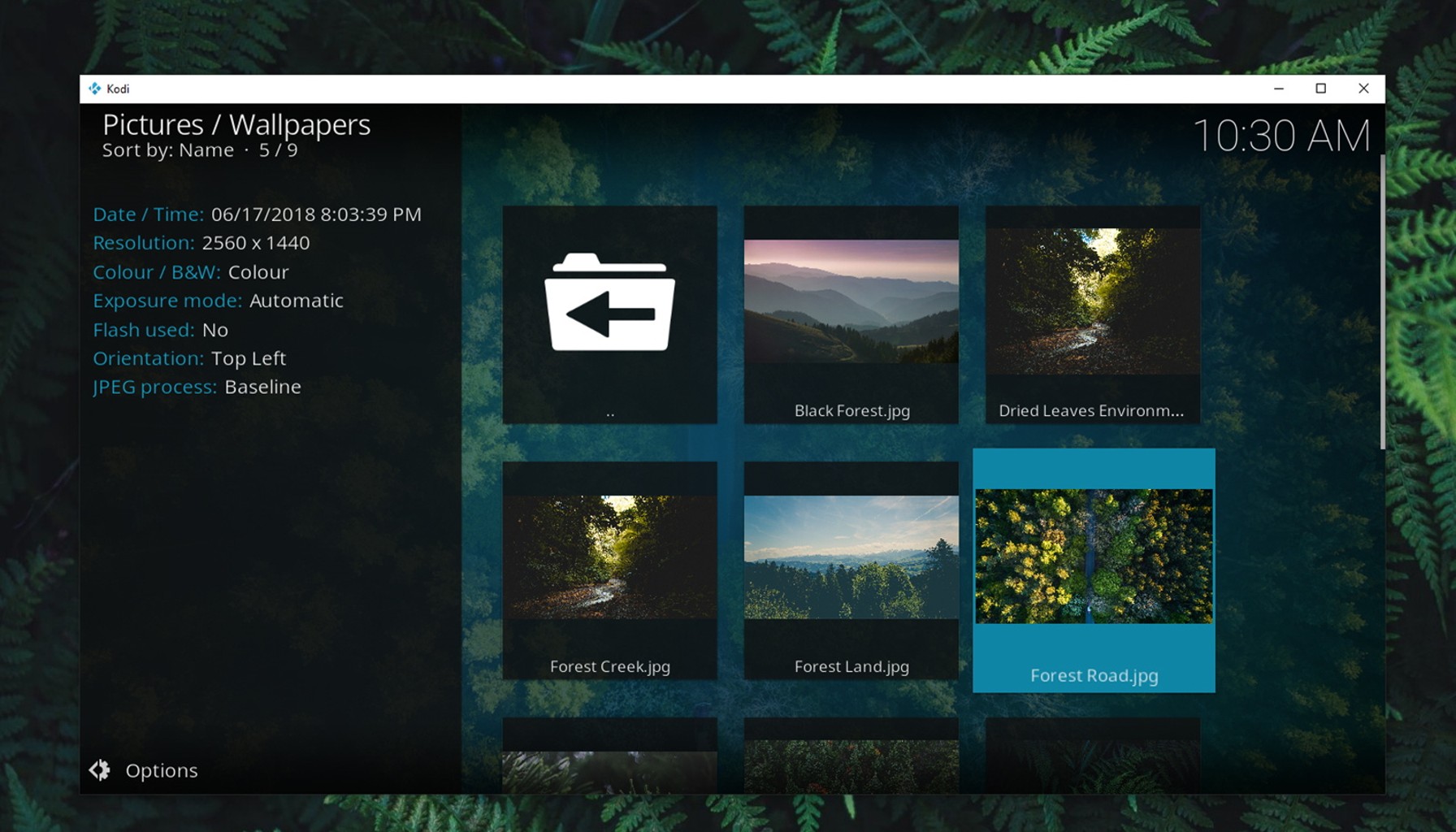 how to add photos to kodi 18 in