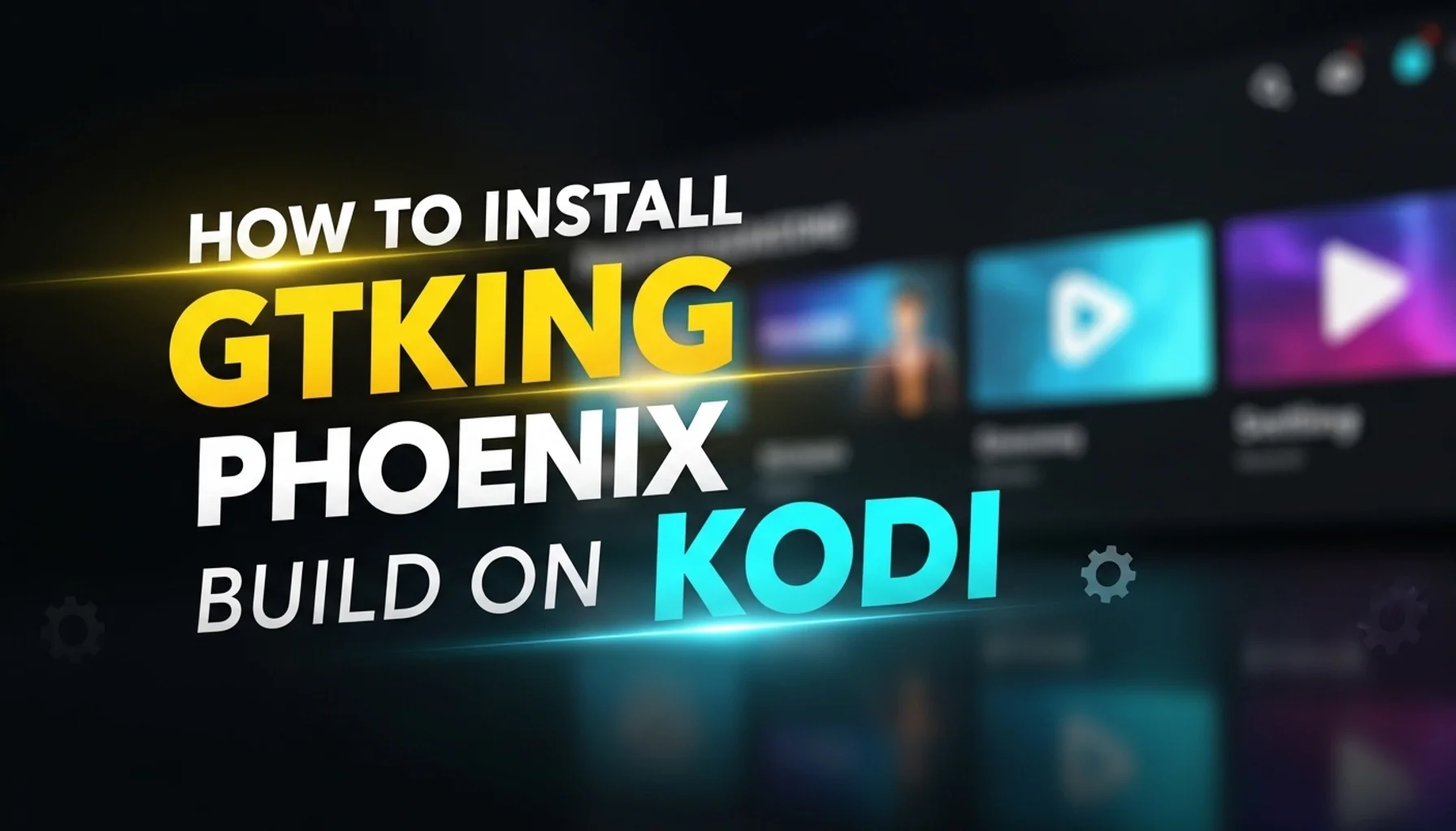 how to install gtking phoenix build on kodi