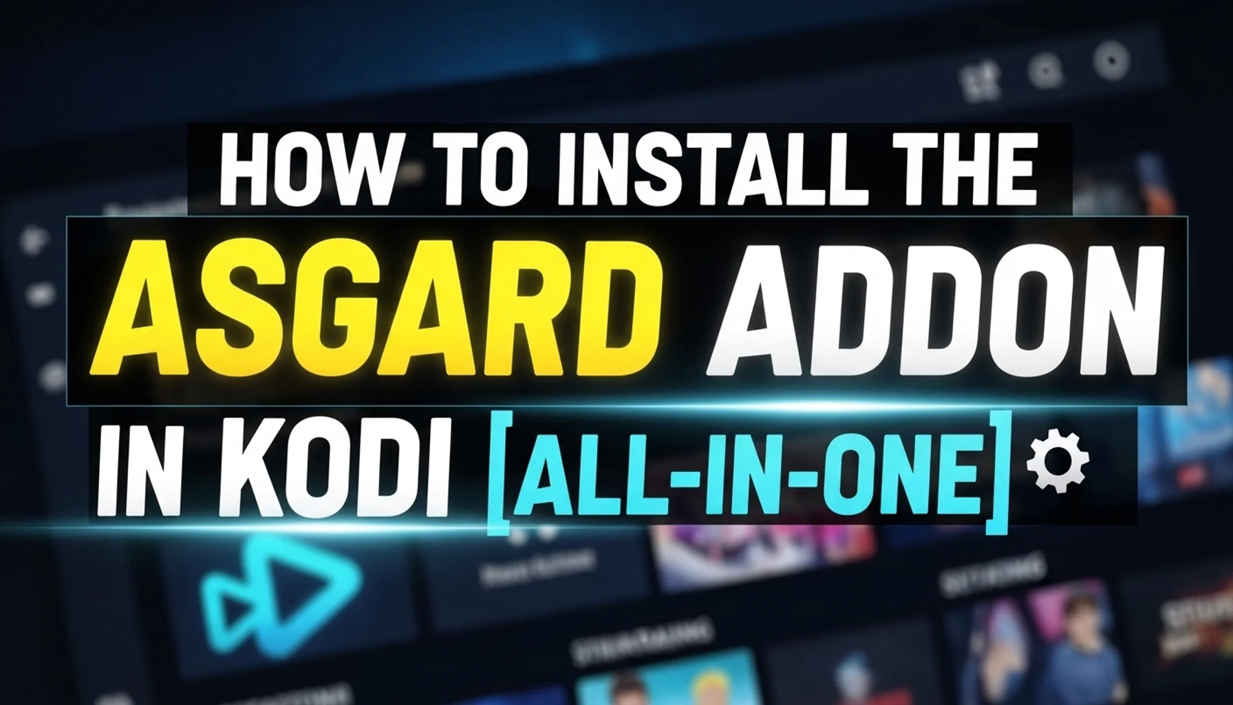 how to install the asgard addon in kodi all in one