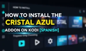 how to install the cristal azul addon on kodi spanish