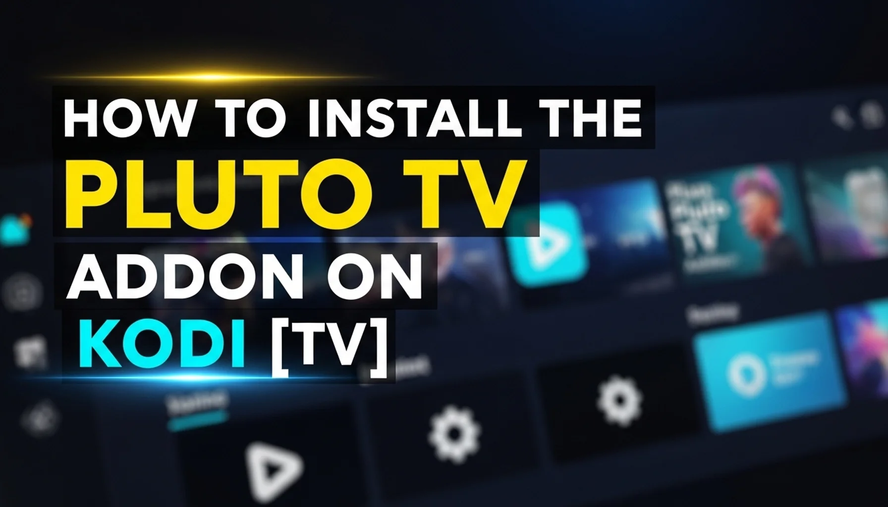 how to install the pluto tv addon on kodi tv