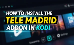 how to install the tele madrid addon in kodi