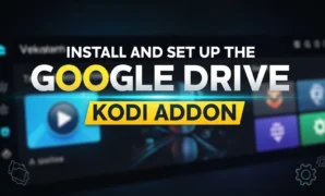 install and set up the google drive kodi addon