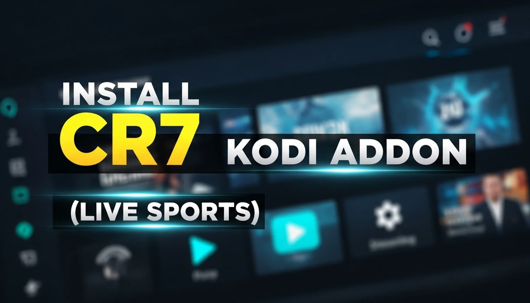 install cr7 kodi addon live sports