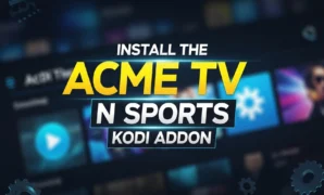 install the acme tv n sports kodi addon 1
