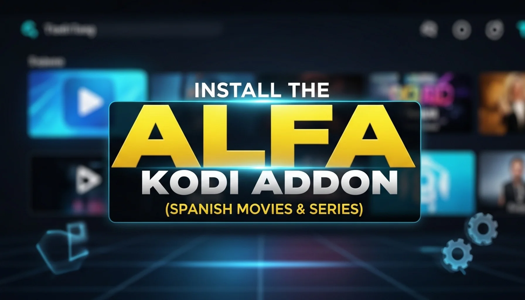 install the alfa kodi addon spanish movies series