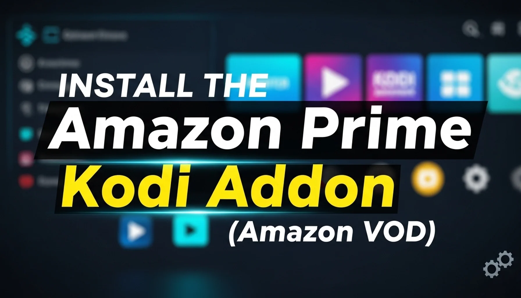 install the amazon prime kodi addon amazon vod