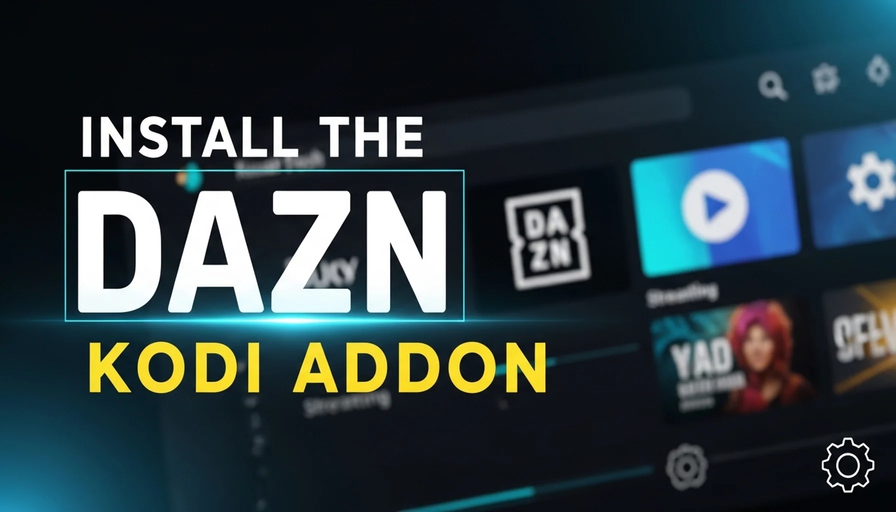 install the dazn kodi addon