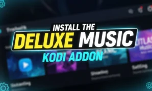 install the deluxe music kodi addon