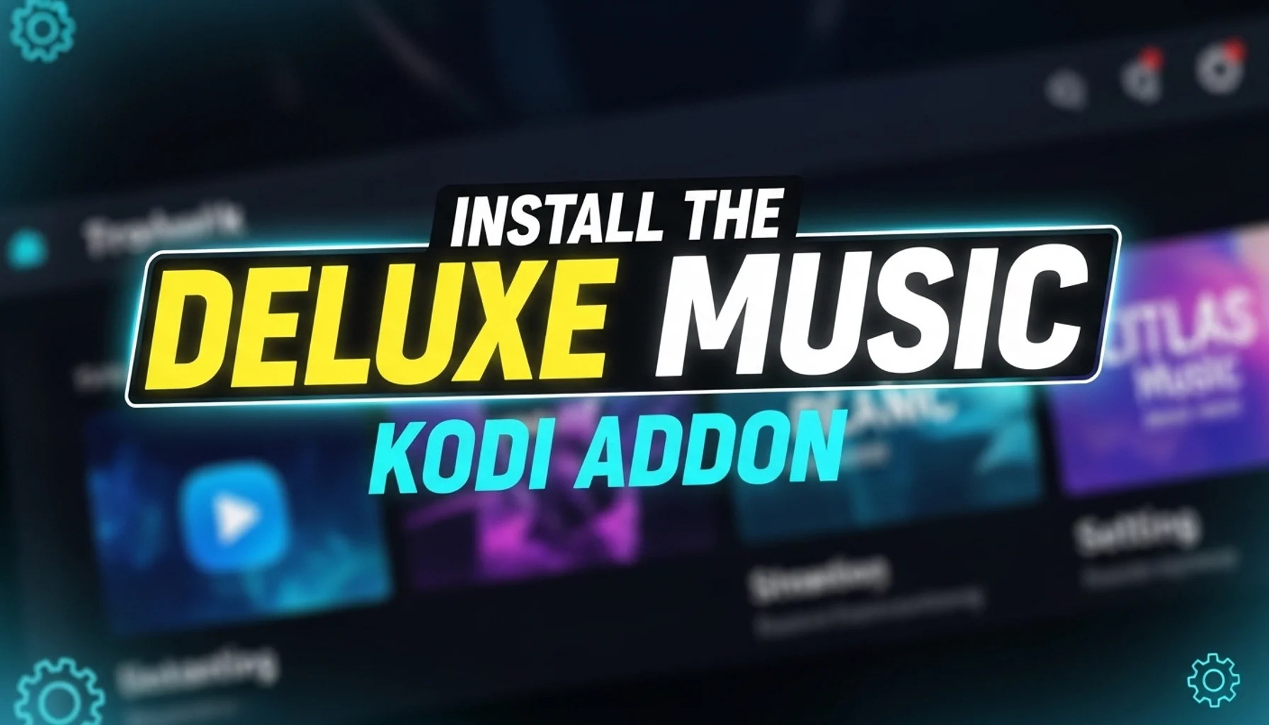 install the deluxe music kodi addon