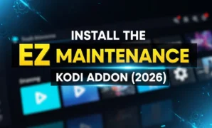 install the ez maintenance kodi addon 2026