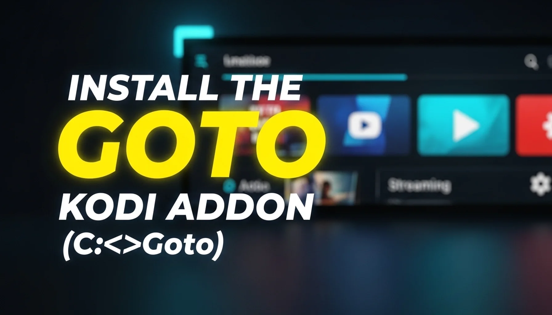 install the goto kodi addon cgoto