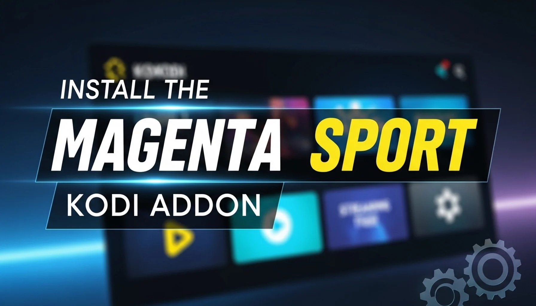 install the magenta sport kodi addon