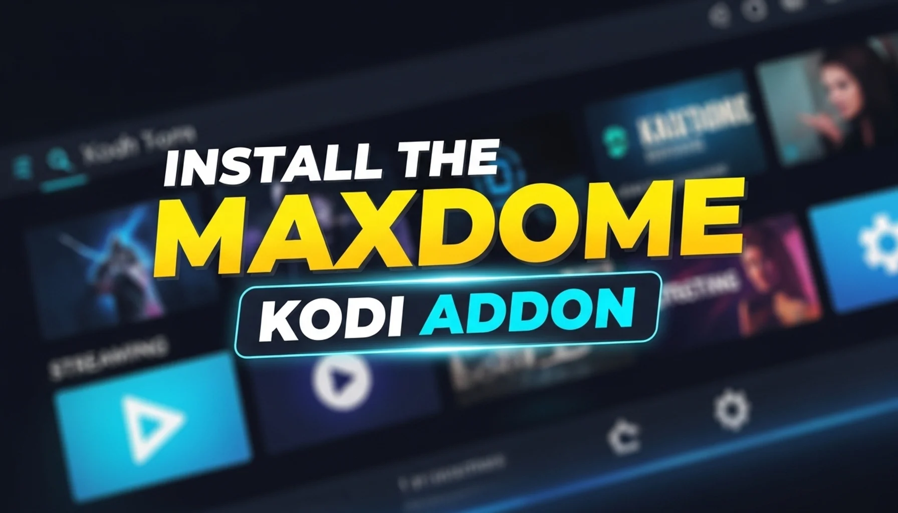 install the maxdome kodi addon