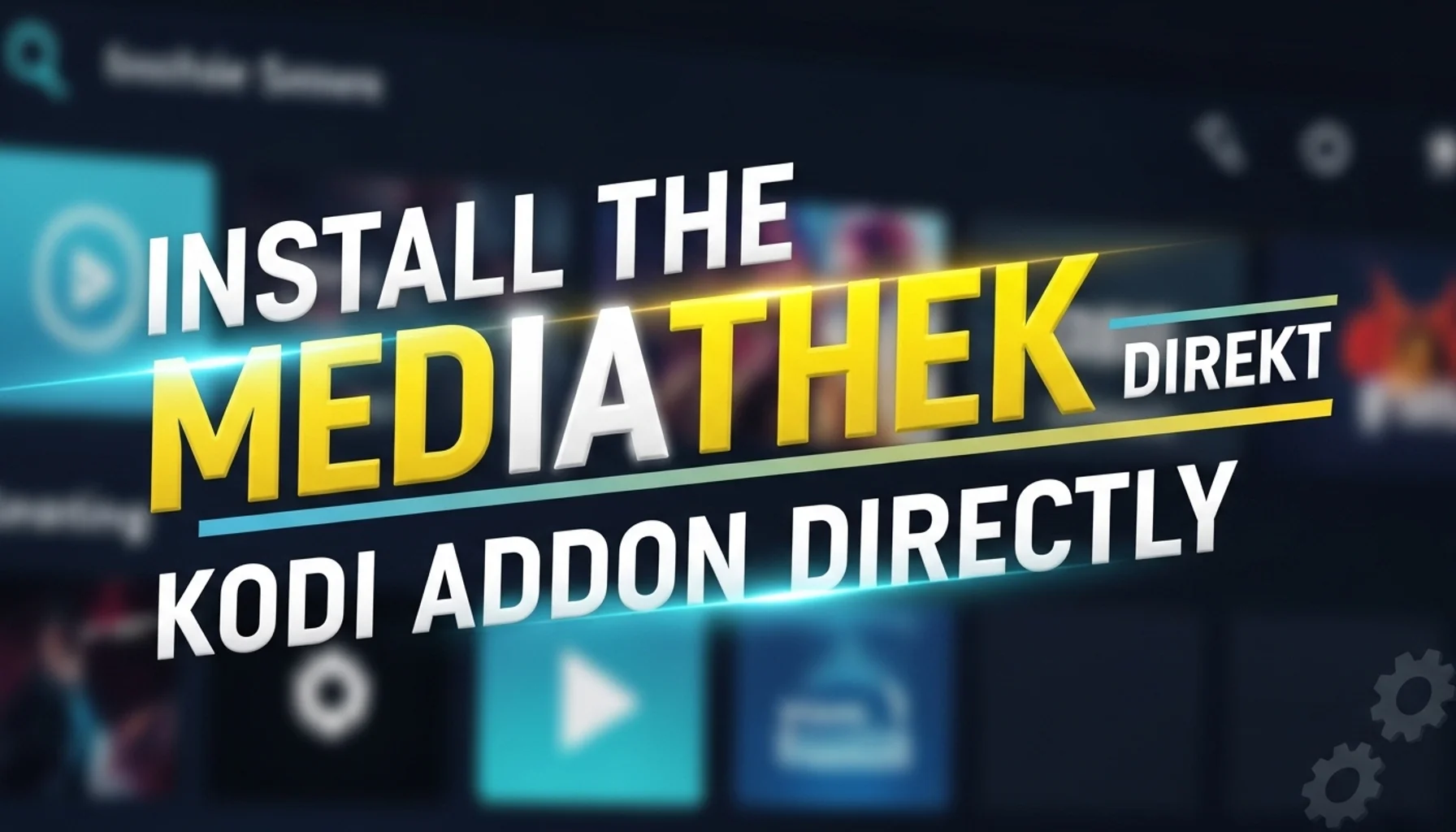 install the mediathek direkt kodi addon directly