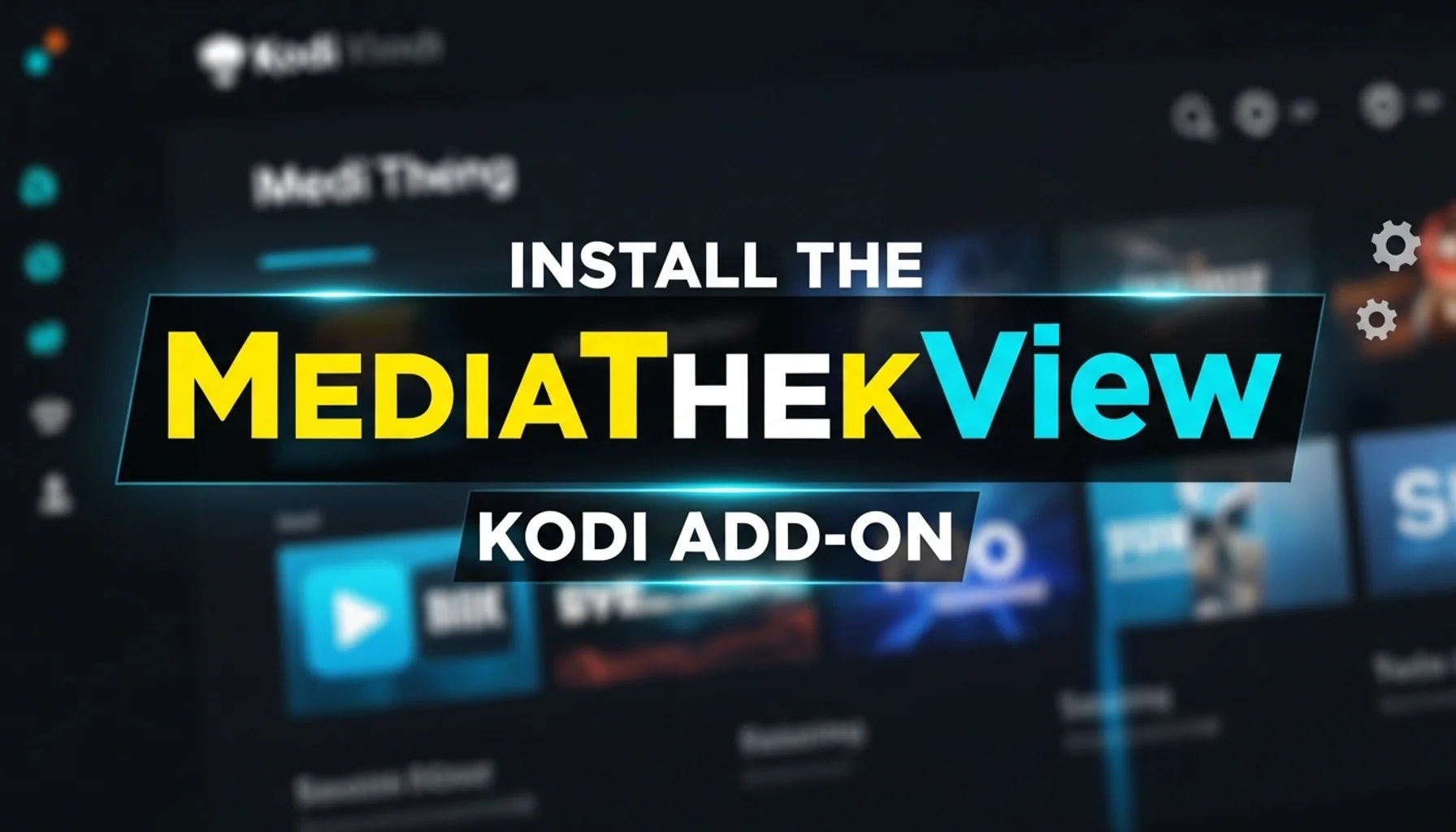 install the mediathekview kodi add on