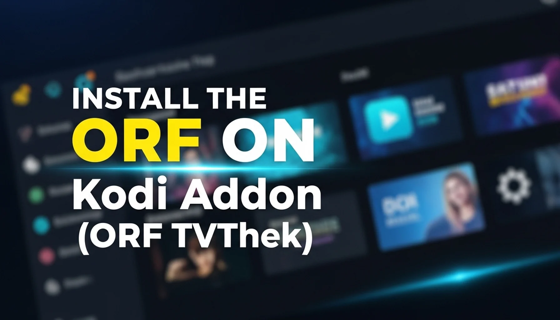 install the orf on kodi addon orf tvthek