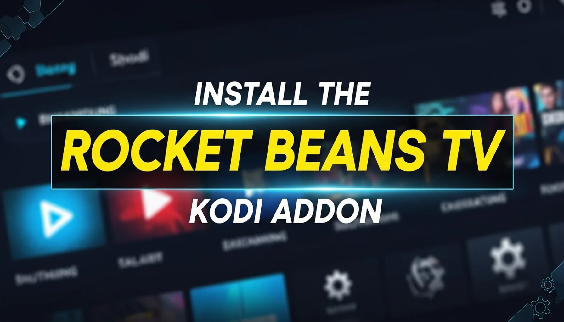 install the rocket beans tv kodi addon