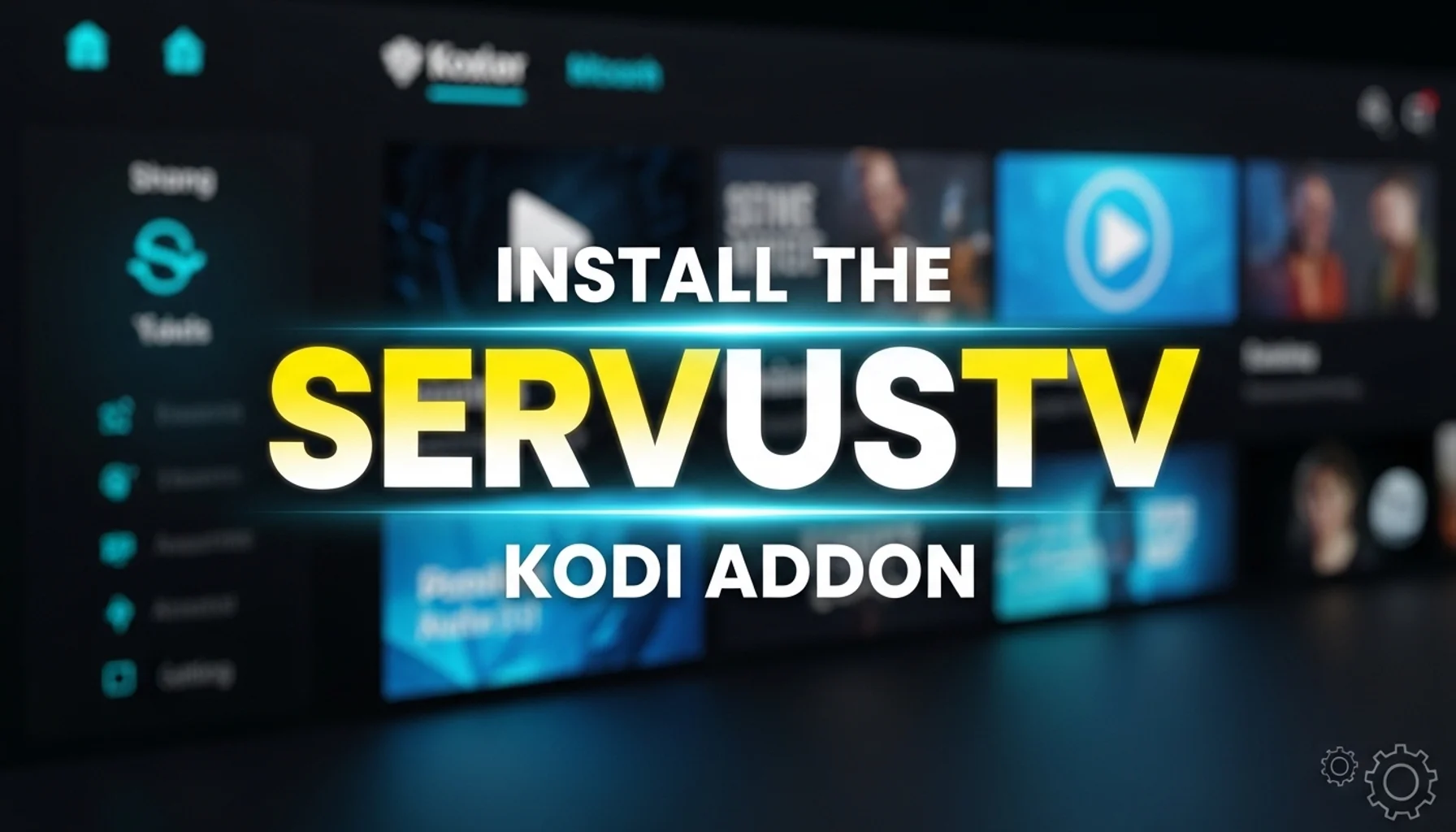 install the servustv kodi addon