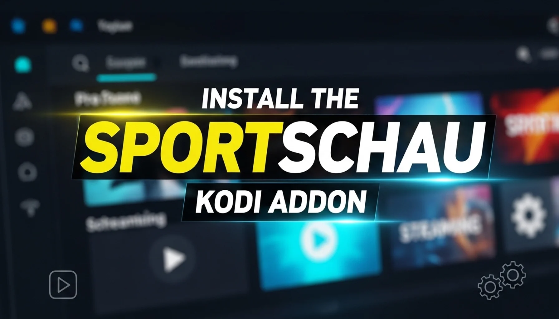 install the sportschau kodi addon