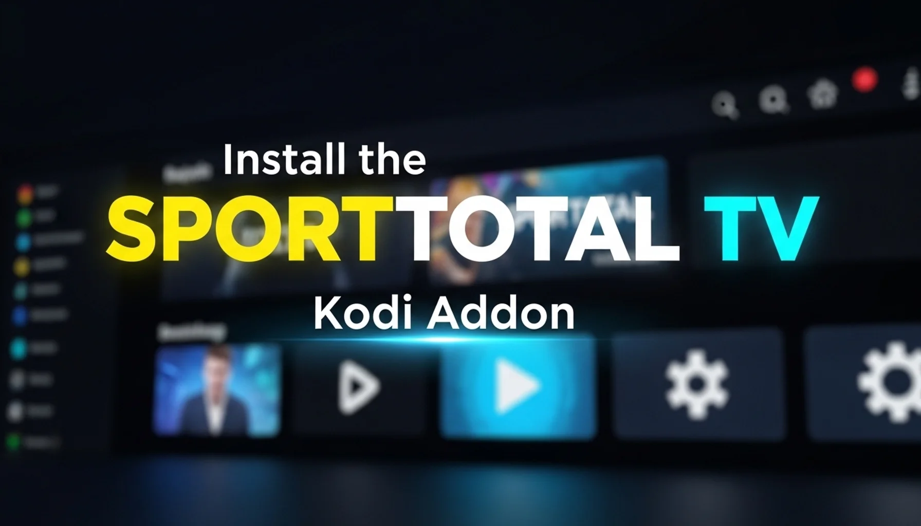 install the sporttotal tv kodi addon