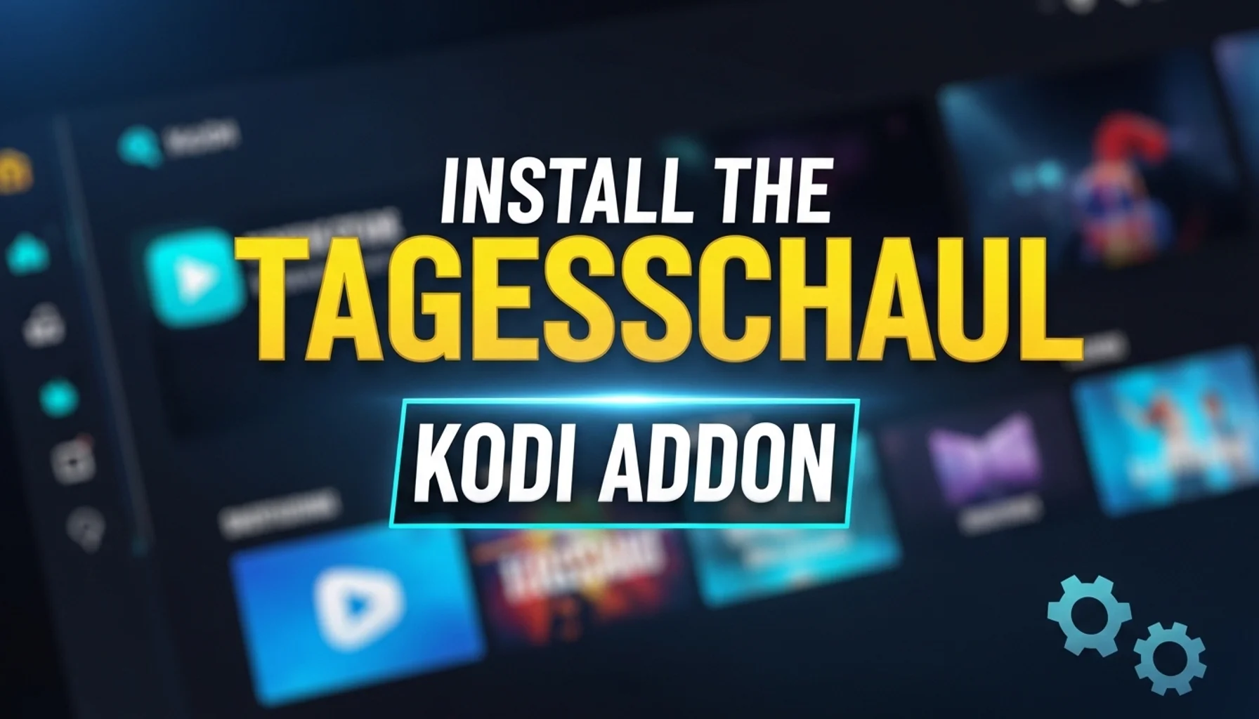 install the tagesschau kodi addon