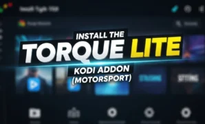 install the torque lite kodi addon motorsport