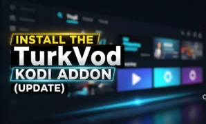 install the turkvod kodi addon update
