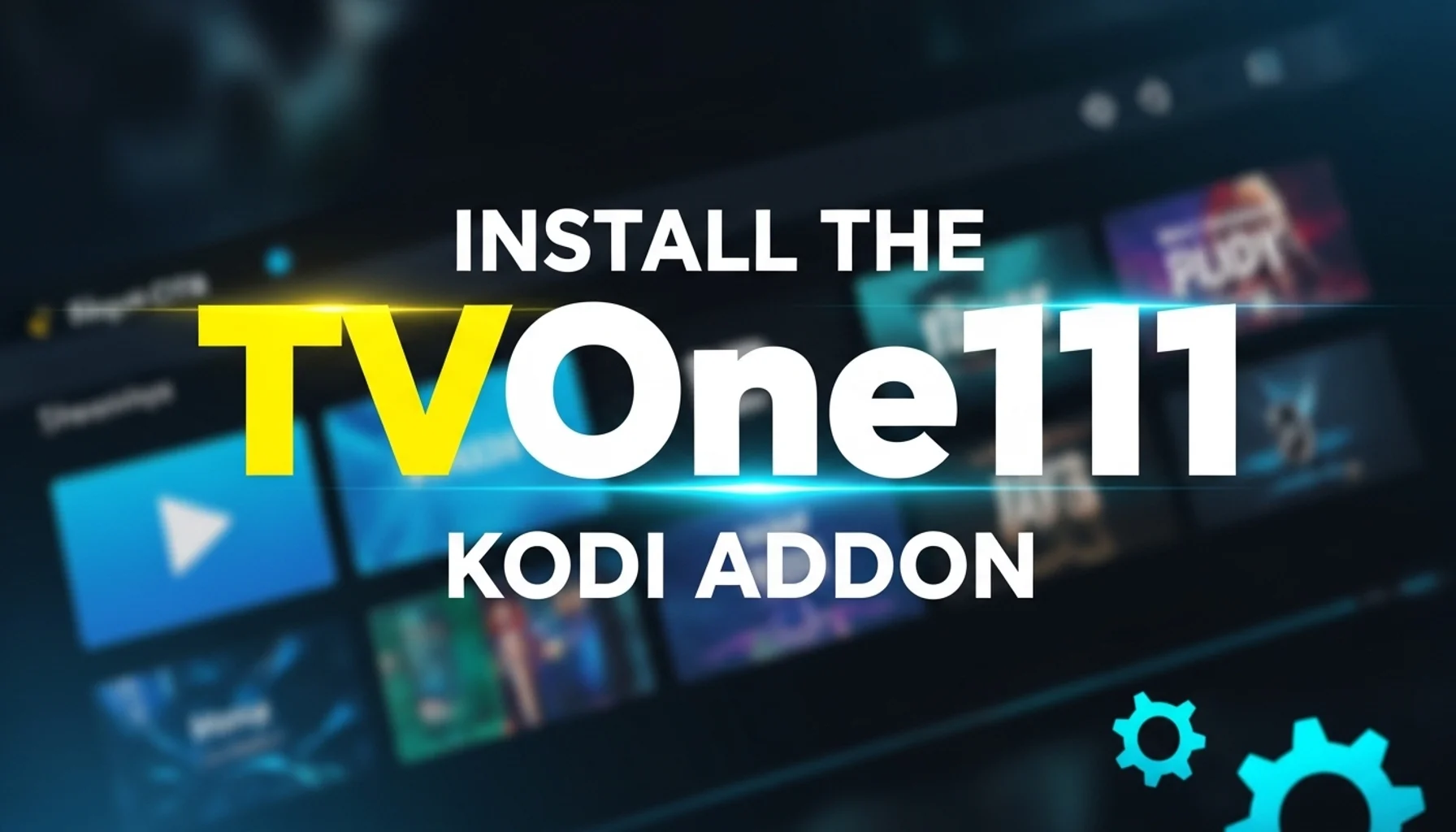 install the tvone111 kodi addon